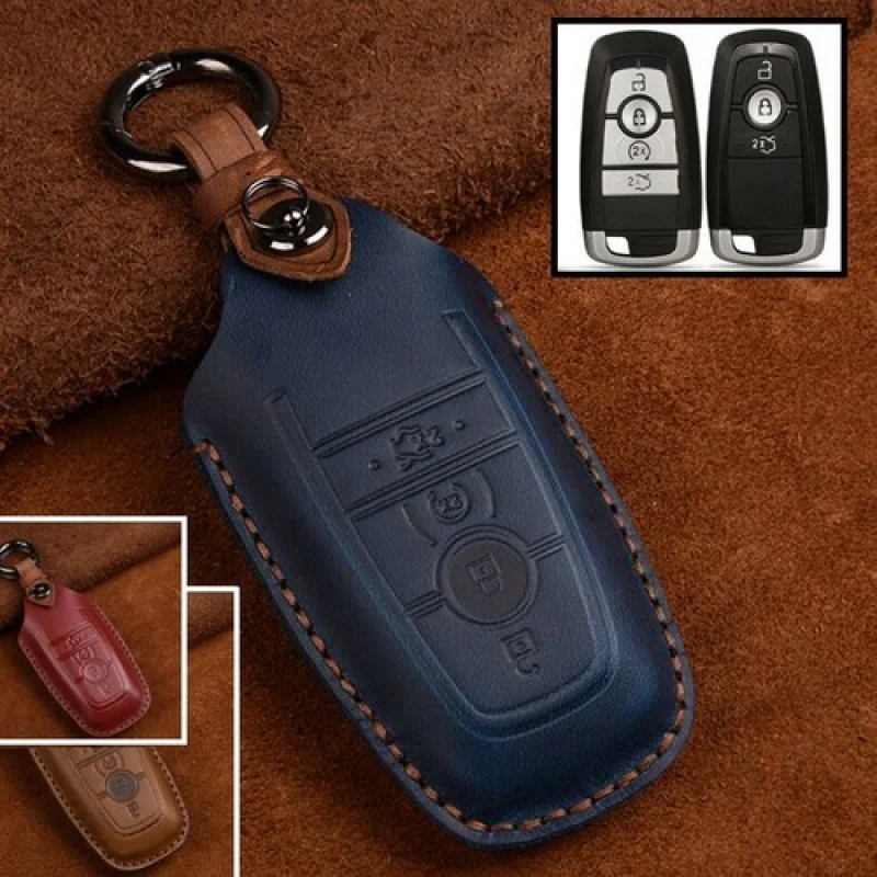 A+ Genuine Leather Car Remote Key Fob Cover Case For Ford Fusion Mustang F150 F250
A+ Genuine Leather Car Remote Key Fob Cover Case For Ford Fusion Mustang F150 F250
