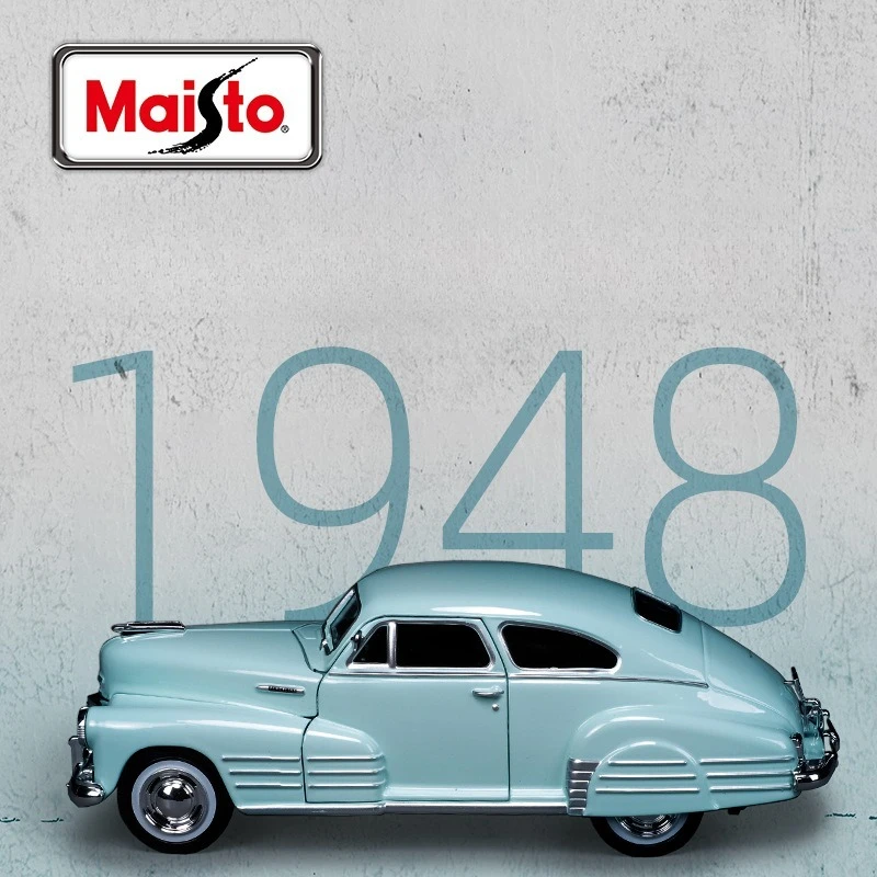 Maisto 1:24 1948 Fleetline Aerosedan, винтажный автомобиль, классический автомобиль из металлического сплава, литье под давлением, модель автомобиля, игрушки, коллекция подарков для детей
Maisto 1:24 1948 Fleetline Aerosedan, винтажный автомобиль, классический автомобиль из металлического сплава, литье под давлением, модель автомобиля, игрушки, коллекция подарков для детей