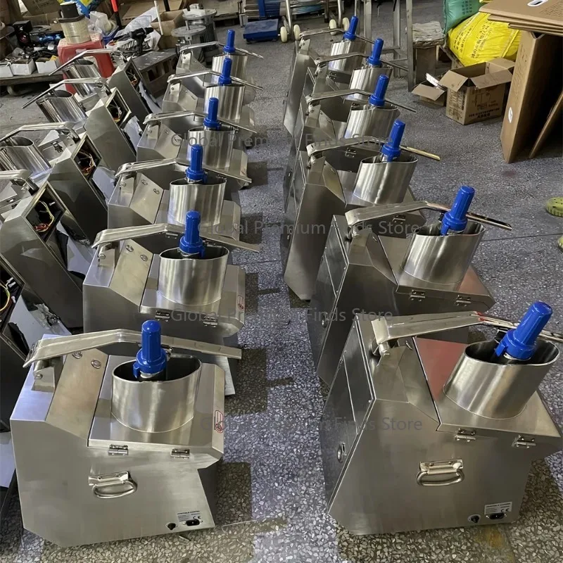 Commercial Slicing Machine Stainless Steel Vegetable Cutter Multi-functional Kitchen Slicer Potatoes carrots green peppers
Commercial Slicing Machine Stainless Steel Vegetable Cutter Multi-functional Kitchen Slicer Potatoes carrots green peppers