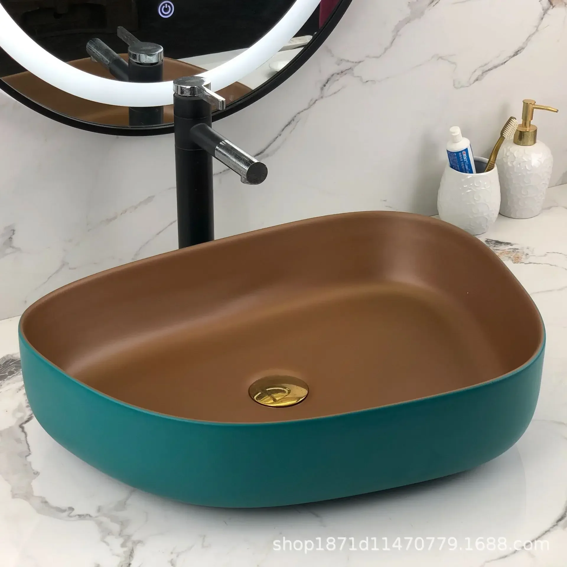 Antique Table Basin Wash Basin Household Small Size Children's Wash Basin Washbasin Ceramic round the Flowerpot on the Balcony
Antique Table Basin Wash Basin Household Small Size Children's Wash Basin Washbasin Ceramic round the Flowerpot on the Balcony