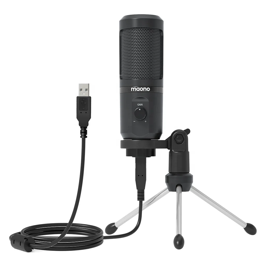 MAONO USB Tripod Microphone With Microphone Gain Microfone Condenser Podcast Studio Mic for Computer Gaming Microphone
MAONO USB Tripod Microphone With Microphone Gain Microfone Condenser Podcast Studio Mic for Computer Gaming Microphone