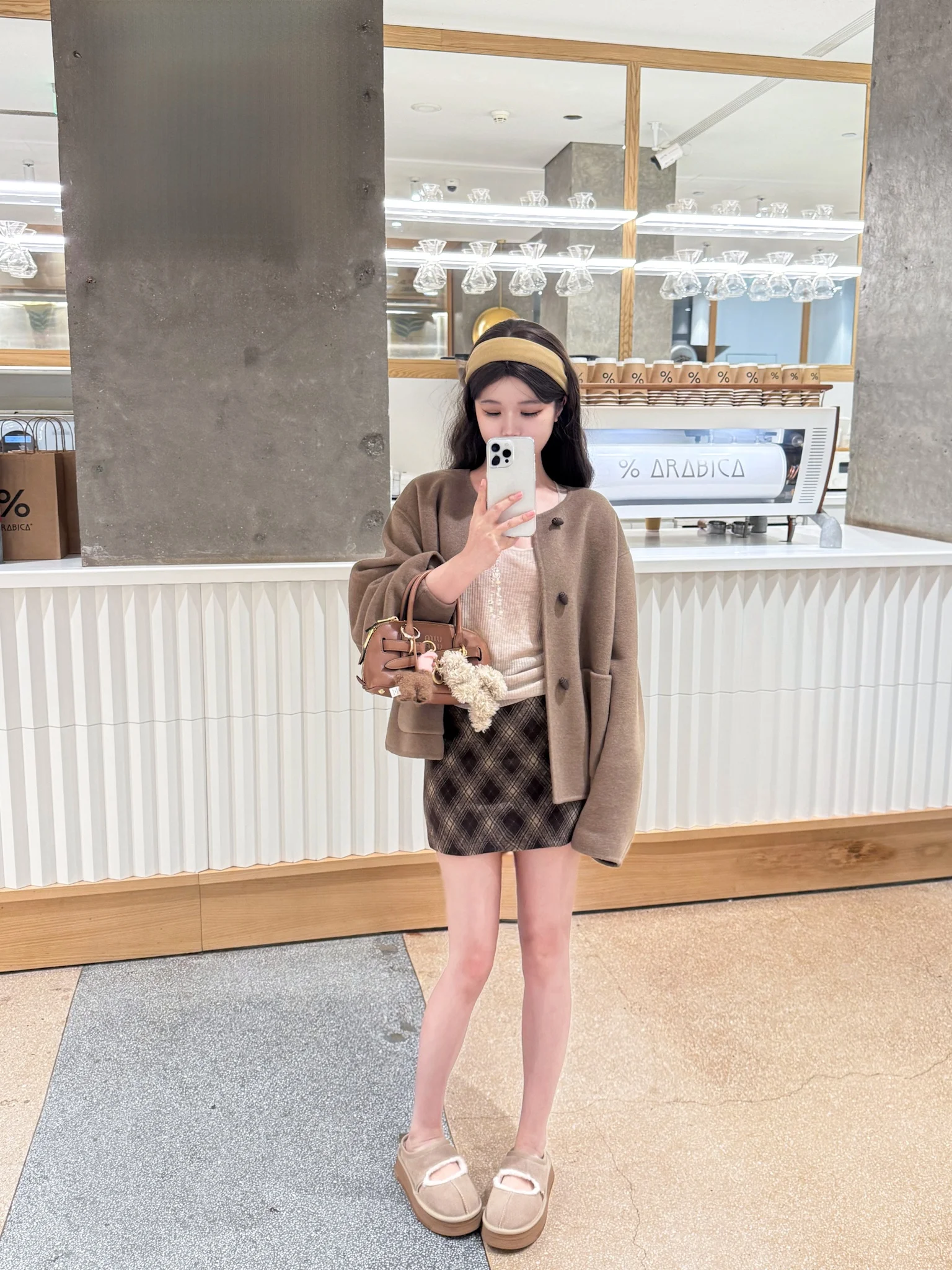 KO Ретро универсальная плавающая клетчатая юбка с запахом, женские осенне-зимние утягивающие юбки с высокой талией
KO Ретро универсальная плавающая клетчатая юбка с запахом, женские осенне-зимние утягивающие юбки с высокой талией