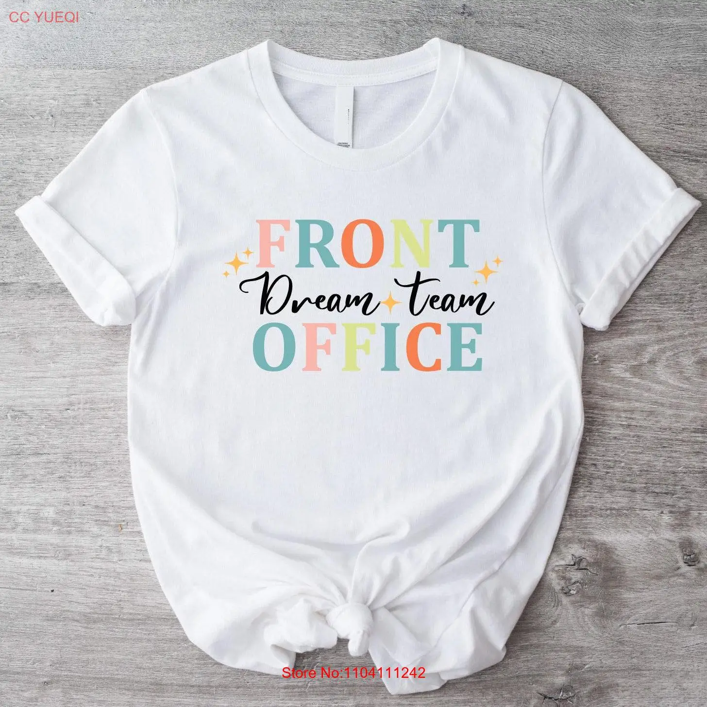 Футболка Dream Team Front Office, женская школьная секретарь, административный помощник, координатор с длинными или короткими рукавами
Футболка Dream Team Front Office, женская школьная секретарь, административный помощник, координатор с длинными или короткими рукавами