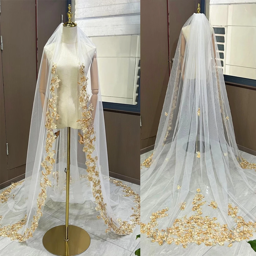 Vintage Appliques Beaded Bridal Veils For Women 3m Floor Length Voile Marriage Wedding Veil Tulle Bride Accessories Custom Made
Vintage Appliques Beaded Bridal Veils For Women 3m Floor Length Voile Marriage Wedding Veil Tulle Bride Accessories Custom Made