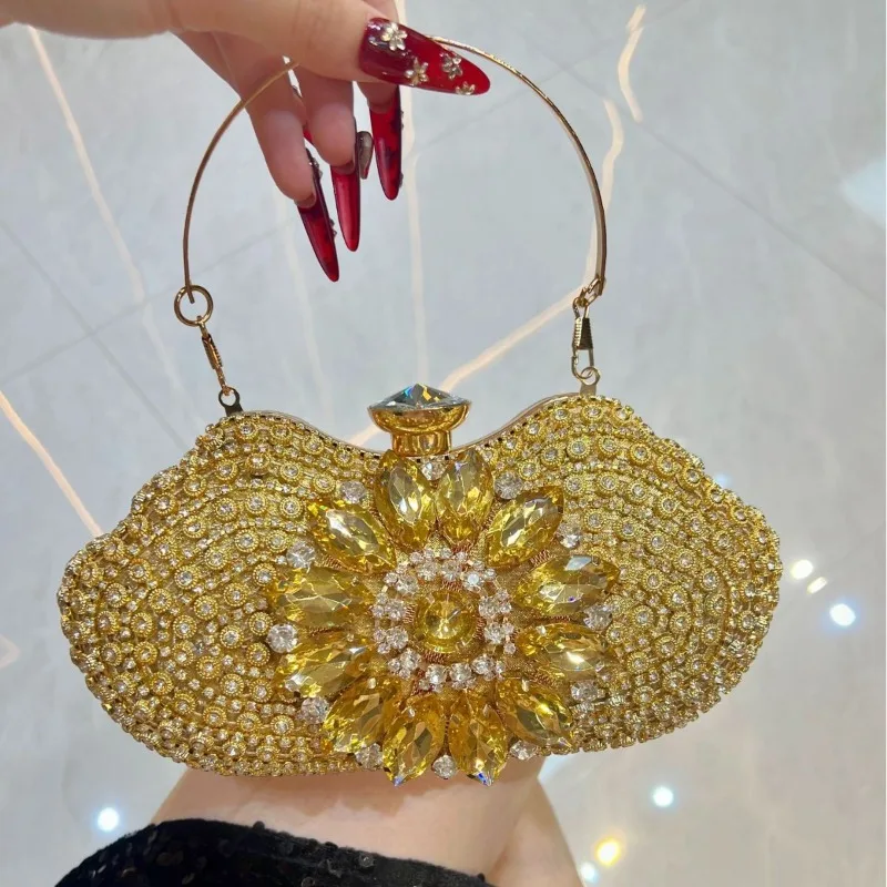 Luxury Diamond Encrusted Evening Clutch Women's Rhinestone Sparkling Handbag Wedding Banquet Dinner Party Elegant Dress Purse
Luxury Diamond Encrusted Evening Clutch Women's Rhinestone Sparkling Handbag Wedding Banquet Dinner Party Elegant Dress Purse