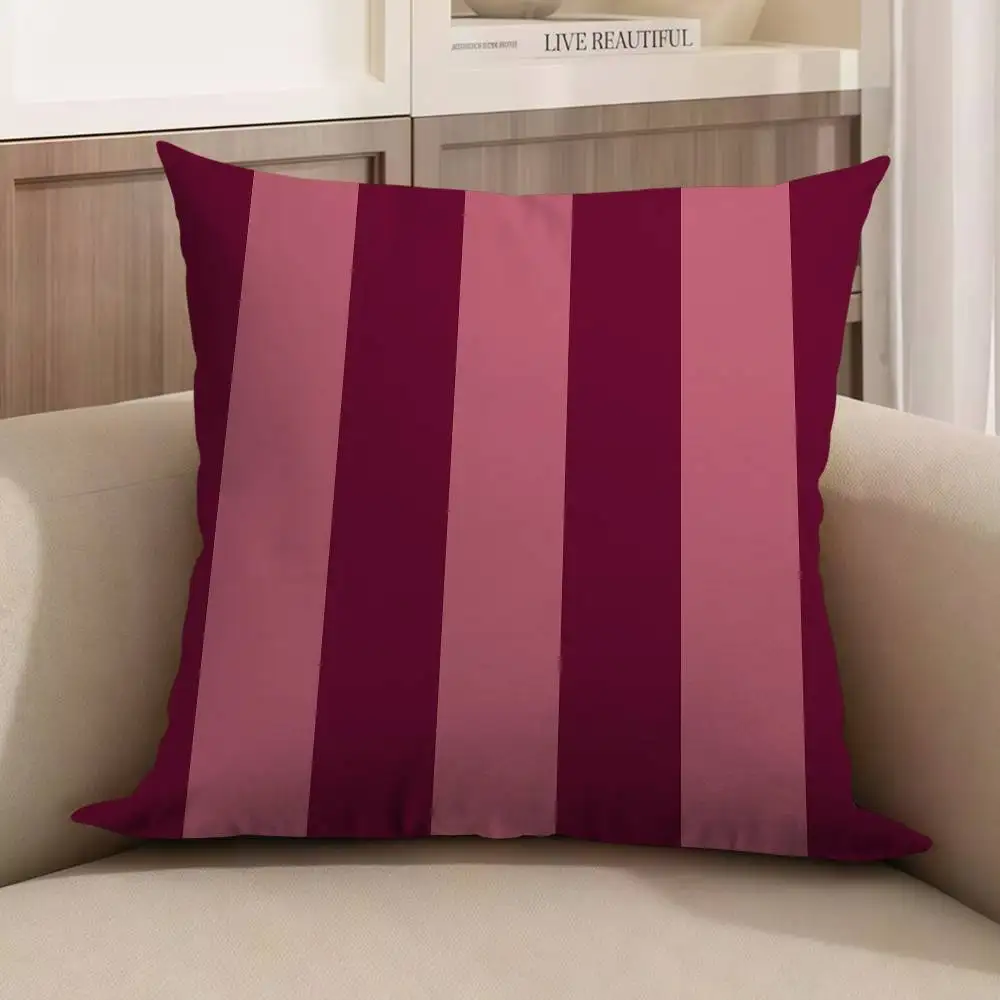 Pink And Maroon Stripes Pillow Gift Home Office Decoration Bedroom Sofa Car Cushion Cover Case 45x45
Pink And Maroon Stripes Pillow Gift Home Office Decoration Bedroom Sofa Car Cushion Cover Case 45x45