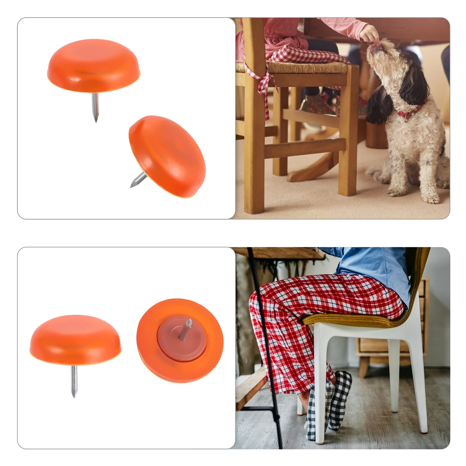 50pcs Anti Sliding Furniture Pads PVC Metal Nail Chair Feet Floor Protector Soft Noise Proof Table Leg Glide Furniture Leg
50pcs Anti Sliding Furniture Pads PVC Metal Nail Chair Feet Floor Protector Soft Noise Proof Table Leg Glide Furniture Leg