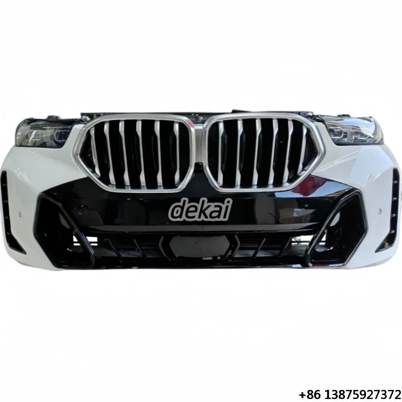 Front Bumper Kit for X6 G06, with Radiator Grille and Headlight Assembly, High-quality Body Assembly.
Front Bumper Kit for X6 G06, with Radiator Grille and Headlight Assembly, High-quality Body Assembly.