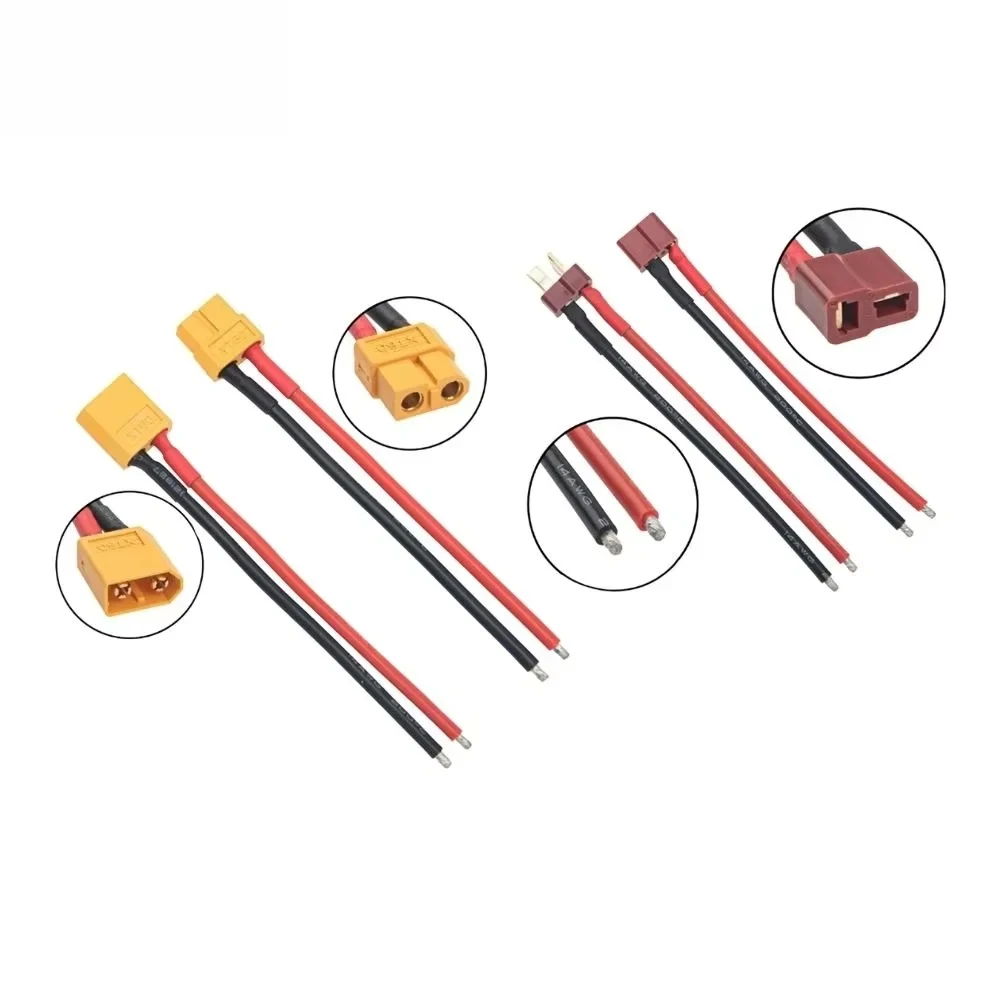 HPXGRC XT60 or T Battery Male Female Connector Plug with 100mm 14AWG Silicone Wire Cable For Lipo Battery ESC FPV Drone Car Boat
HPXGRC XT60 or T Battery Male Female Connector Plug with 100mm 14AWG Silicone Wire Cable For Lipo Battery ESC FPV Drone Car Boat