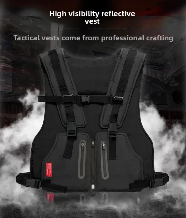 2026 New Men's Streetwear Vest: Hip-Hop Style with Chest Rig & Phone Bag, Kanye-Inspired Waistcoat for Guys
2026 New Men's Streetwear Vest: Hip-Hop Style with Chest Rig & Phone Bag, Kanye-Inspired Waistcoat for Guys