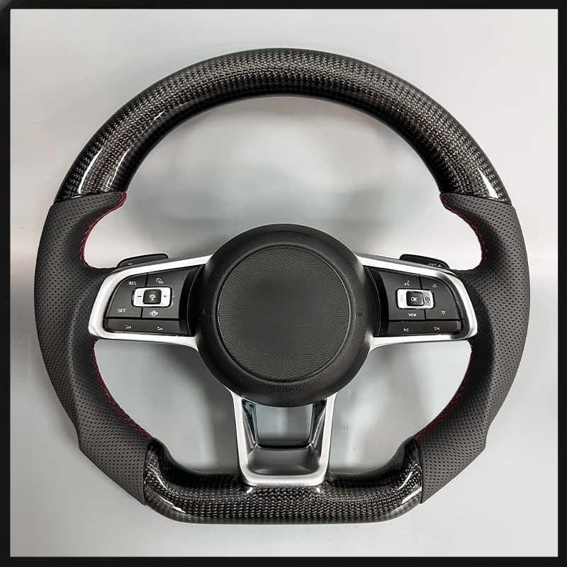 Carbon Fiber Steering Wheel Assembly For VW GTI Polo CC Golf 7 R Passat MK6 GTD MK7 Modification Steering Wheel Durable Support
Carbon Fiber Steering Wheel Assembly For VW GTI Polo CC Golf 7 R Passat MK6 GTD MK7 Modification Steering Wheel Durable Support