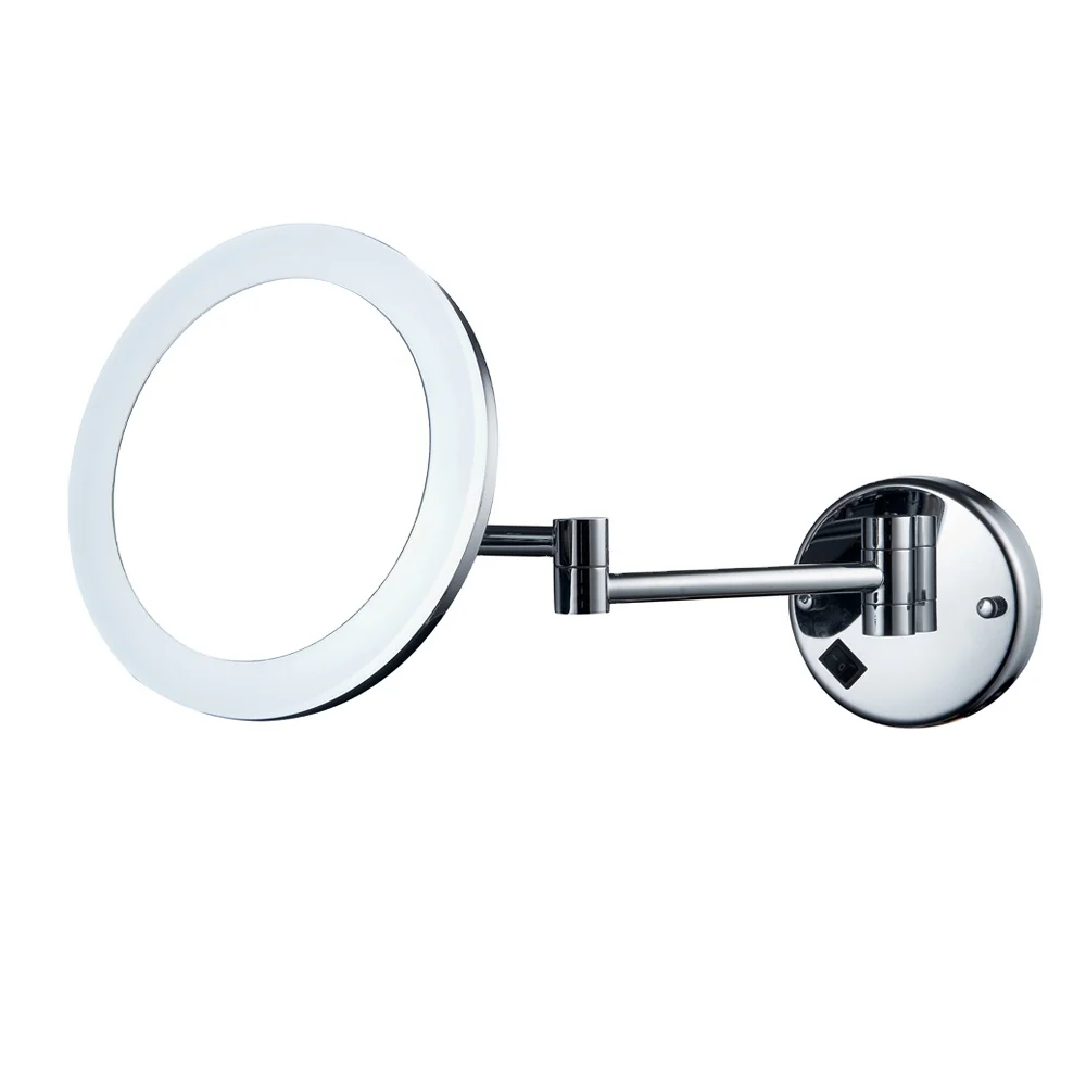 M1508F Bathroom Beauty Makeup Acrylic Mirror Frame Wall Mounted LED Lighted 3X Magnifying Shaving Mirror For Hotel
M1508F Bathroom Beauty Makeup Acrylic Mirror Frame Wall Mounted LED Lighted 3X Magnifying Shaving Mirror For Hotel