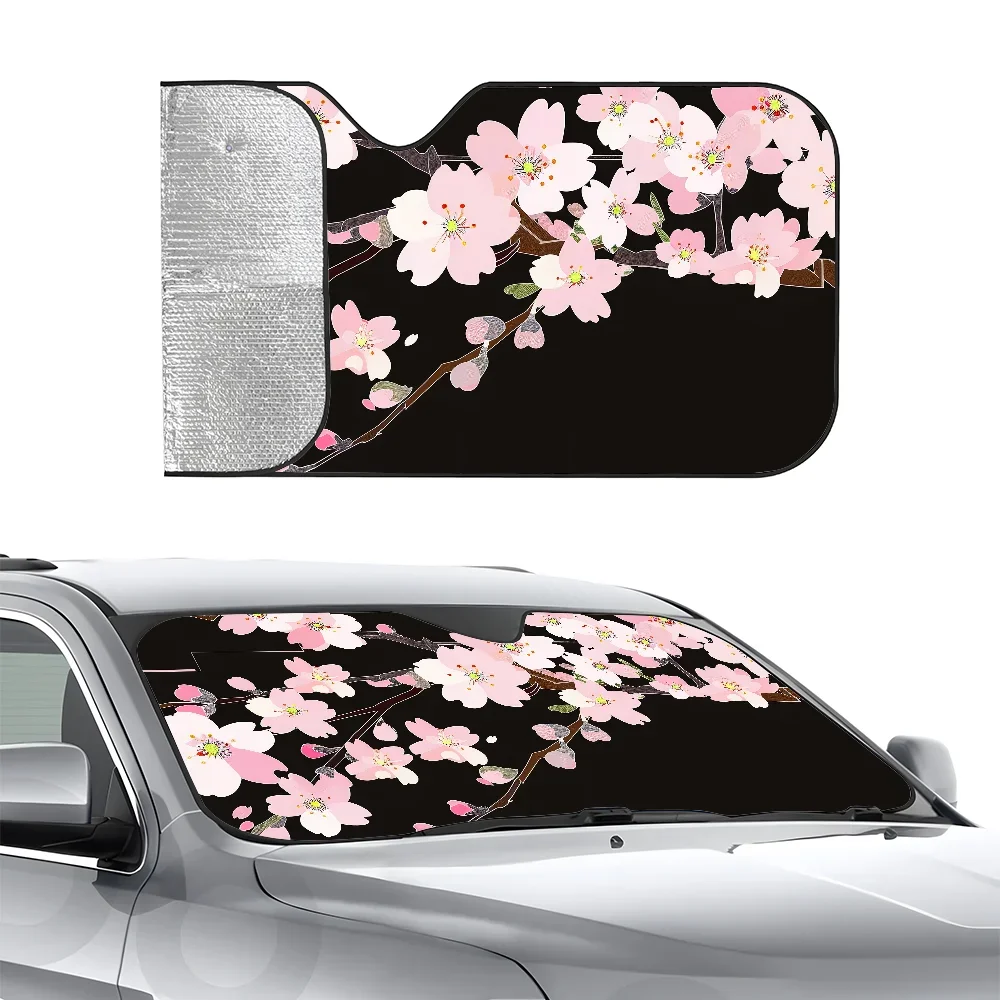 Japanese Cherry Blossom Car SunSha Heat-insulating Aluminum Film Windshield Sunshas UV Rays Blocks Car Sun Visor Protector
Japanese Cherry Blossom Car SunSha Heat-insulating Aluminum Film Windshield Sunshas UV Rays Blocks Car Sun Visor Protector