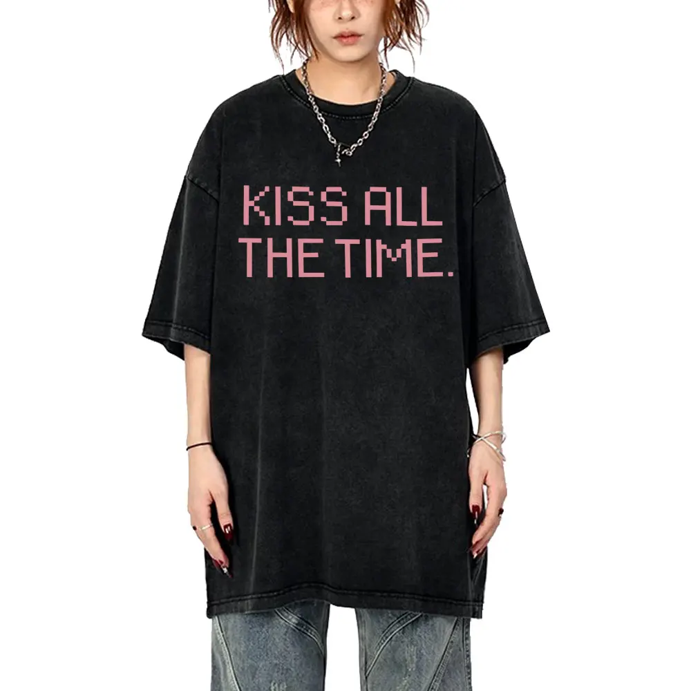 Kiss All The Time Disco Occasionally Album Graphic T-shirt Men Women Fashion Trend Vintage Washed T Shirts Unisex Oversized Tees
Kiss All The Time Disco Occasionally Album Graphic T-shirt Men Women Fashion Trend Vintage Washed T Shirts Unisex Oversized Tees