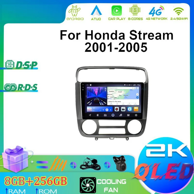 For Honda Stream 2001 2002 2003-2005 Car Intelligent Systems Android Car Player GPS WIFI Carplay 4G Car Radio Navigation Stereo
For Honda Stream 2001 2002 2003-2005 Car Intelligent Systems Android Car Player GPS WIFI Carplay 4G Car Radio Navigation Stereo