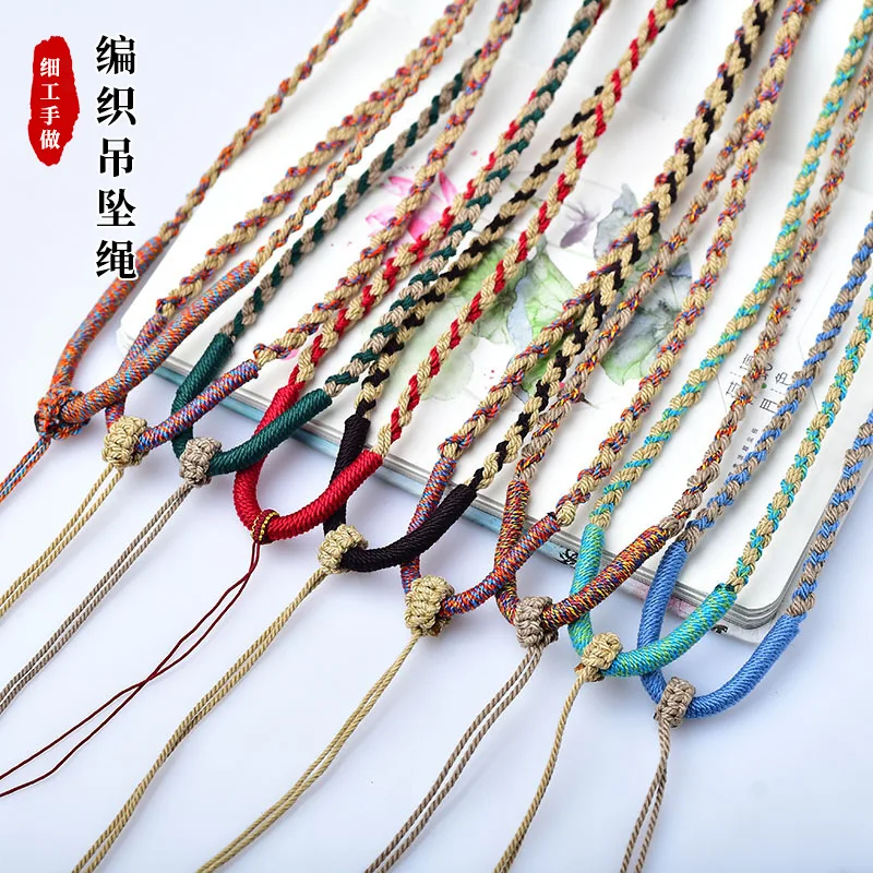Handmade Pendant Hanging For Couples Tibetan Ethnic Style Exquisite DIY Weaving Rope Adjustable Lucky Jewelry
Handmade Pendant Hanging For Couples Tibetan Ethnic Style Exquisite DIY Weaving Rope Adjustable Lucky Jewelry