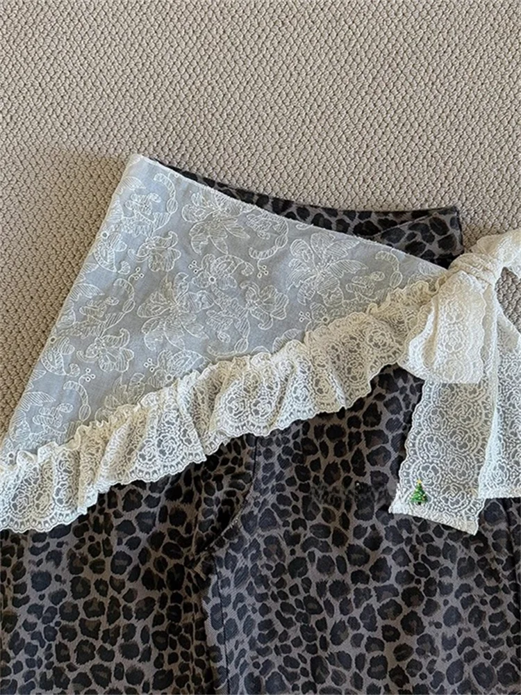 Sexy Lace Tie Half Skirt Women's Korean Style Knot mid Waist A-Line Short Skirt Polyester Fabric Decorative 3D
Sexy Lace Tie Half Skirt Women's Korean Style Knot mid Waist A-Line Short Skirt Polyester Fabric Decorative 3D