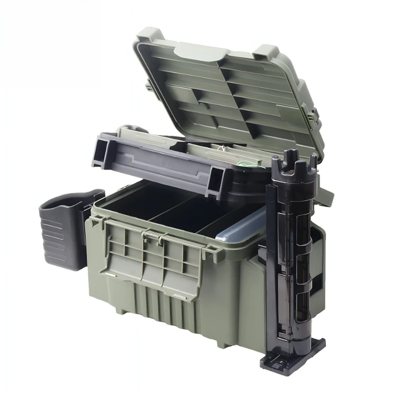 Luya storage box sea fishing rock fishing can sit reinforced and thickened large-capacity multi-layer fishing box
Luya storage box sea fishing rock fishing can sit reinforced and thickened large-capacity multi-layer fishing box