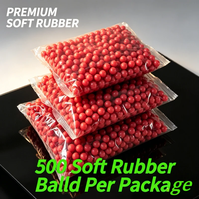 2026 new 500pcs Red Soft Rubber Balls 5.7MM Elastic Safe Ammo for Toy Blasters Kids Outdoor Shooting Game Supplies
2026 new 500pcs Red Soft Rubber Balls 5.7MM Elastic Safe Ammo for Toy Blasters Kids Outdoor Shooting Game Supplies