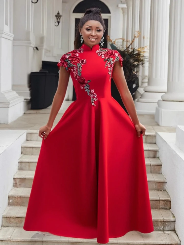 Китайское традиционное платье для девочек, платье Ципао Cheongsam, Дашики, африканские платья для женщин, платье макси с короткими рукавами больших размеров
Китайское традиционное платье для девочек, платье Ципао Cheongsam, Дашики, африканские платья для женщин, платье макси с короткими рукавами больших размеров