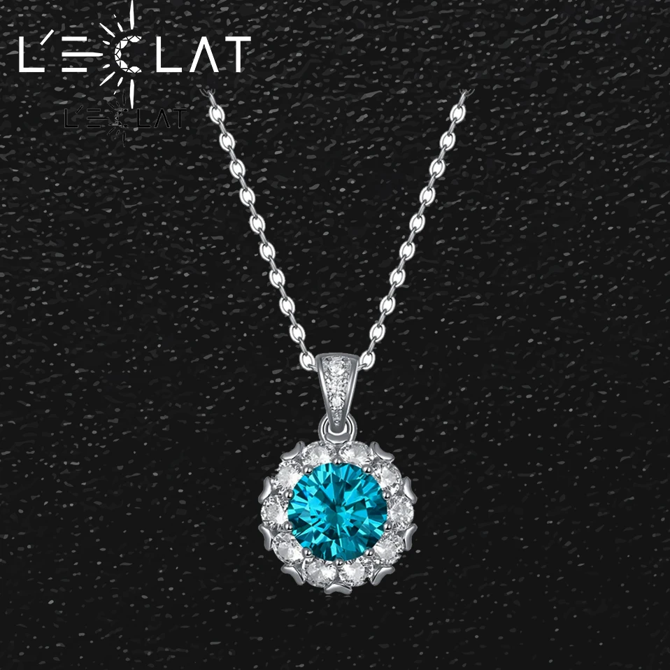 LECLAT 1-3CT Moissanite Sapphire Necklace for Woman Wedding Fine Jewely with Certificates 925 Sterling Sliver Plated Gold White
LECLAT 1-3CT Moissanite Sapphire Necklace for Woman Wedding Fine Jewely with Certificates 925 Sterling Sliver Plated Gold White