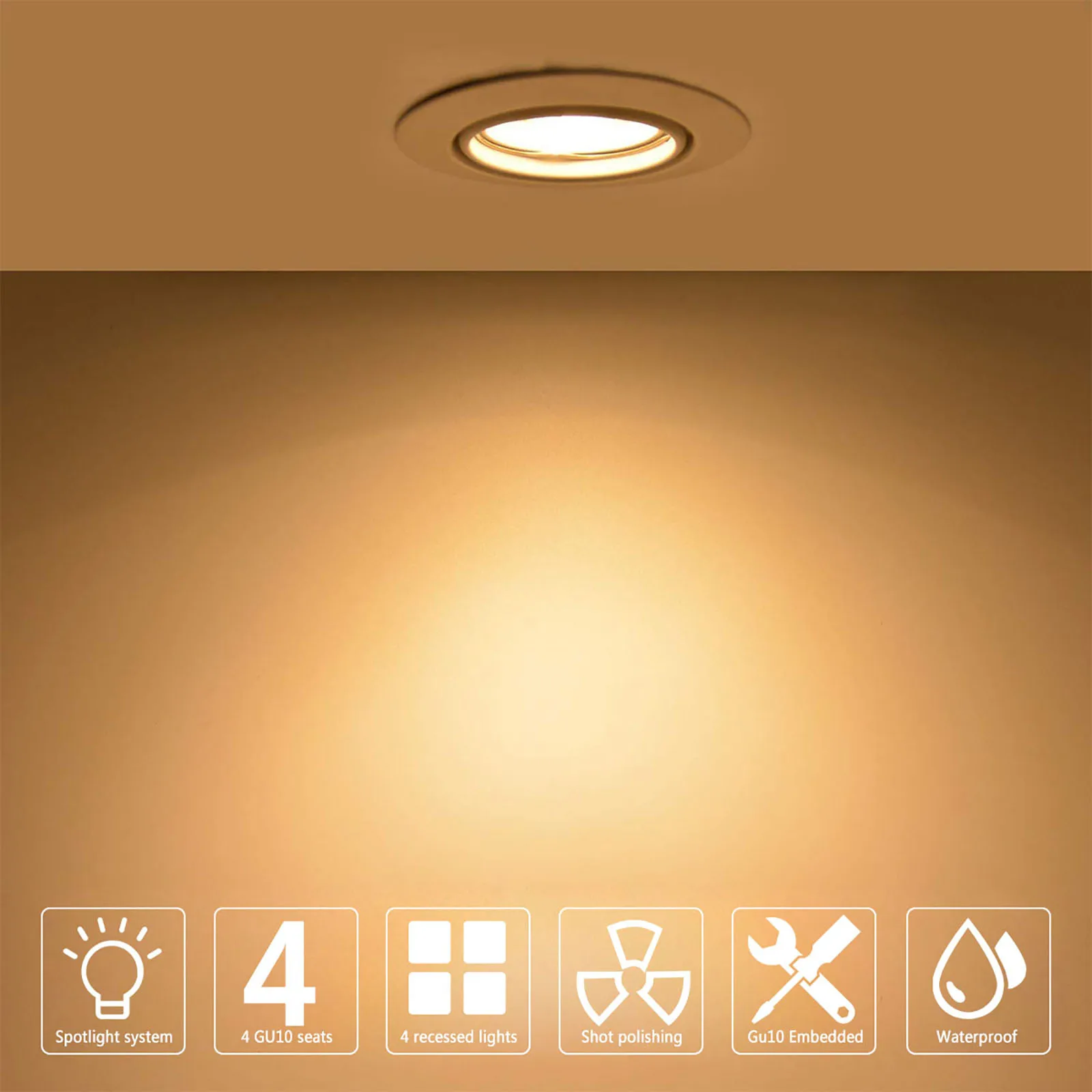 8pcs Ceiling Spotlight Shell Recessed Mounting Frame Zinc Alloy GU10 Light Holder Round Ring Wooden Plaster Ceiling niture
8pcs Ceiling Spotlight Shell Recessed Mounting Frame Zinc Alloy GU10 Light Holder Round Ring Wooden Plaster Ceiling niture