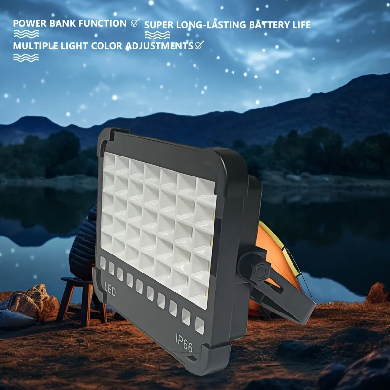 Portable Solar LED Camping Light USB Charging Emergency Work Lamp High Brightness Waterproof for Tent Outdoor Activities
Portable Solar LED Camping Light USB Charging Emergency Work Lamp High Brightness Waterproof for Tent Outdoor Activities