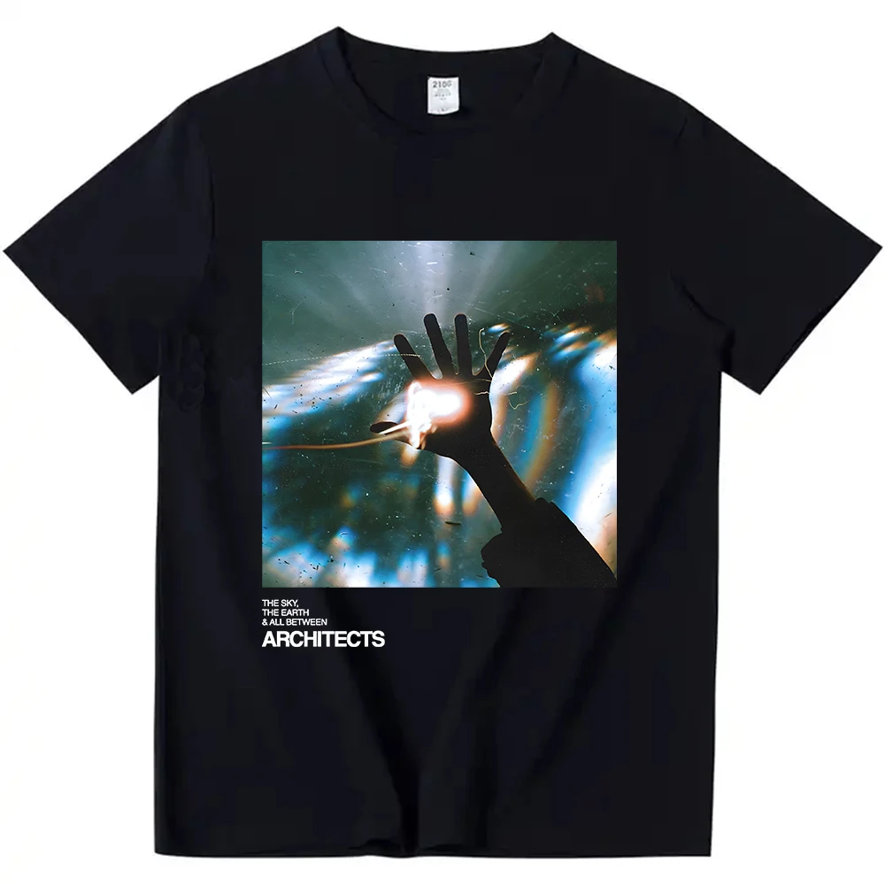 Architects THE SKY, THE EARTH ALBUM T-SHIRT Short Sleeve Cotton Male Tshirts Fashion Hip Hop Unisex Streetwear O-neck Men Tees
Architects THE SKY, THE EARTH ALBUM T-SHIRT Short Sleeve Cotton Male Tshirts Fashion Hip Hop Unisex Streetwear O-neck Men Tees