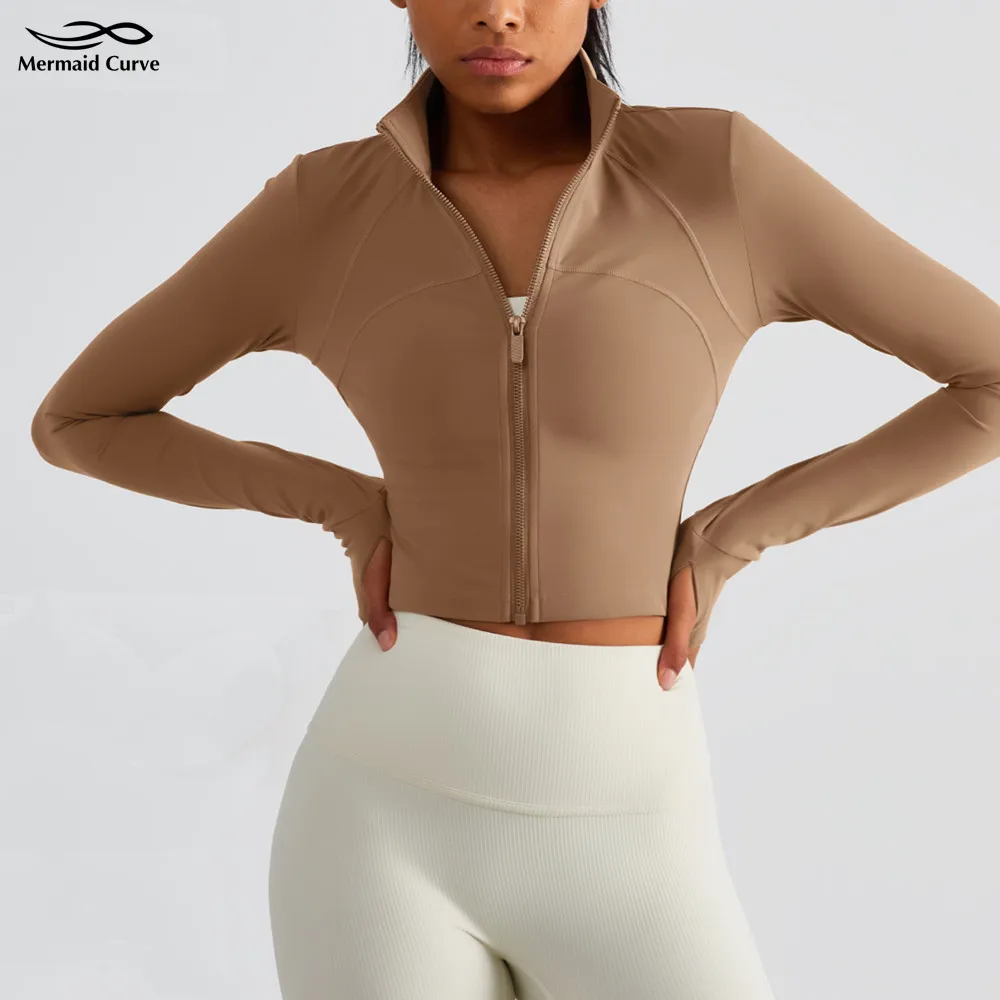 Running Gym Women Clothes Slim Fit Waist Length Nulu Cropped Define Yoga Jacket Thumbholes Buttery Soft High Collar Fitness Coat
Running Gym Women Clothes Slim Fit Waist Length Nulu Cropped Define Yoga Jacket Thumbholes Buttery Soft High Collar Fitness Coat