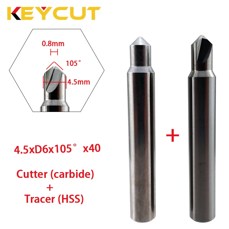 Small Head Dimple Cutter 105 degree tip 0.8mm for Key Duplicating Machine
Small Head Dimple Cutter 105 degree tip 0.8mm for Key Duplicating Machine