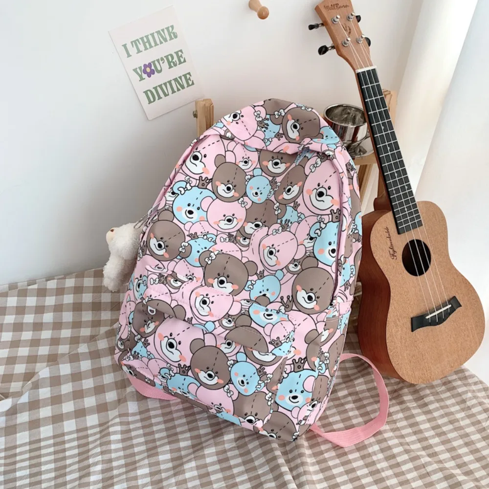 Cute Bear Printed Student Backpack Large Capacity Waterproof Book Bag Nylon Women Backpack Students
Cute Bear Printed Student Backpack Large Capacity Waterproof Book Bag Nylon Women Backpack Students