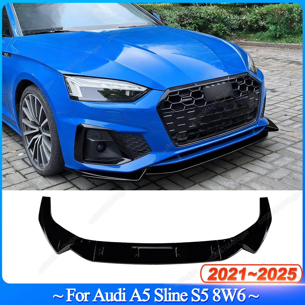 For Audi A5 Sline S5 8W6 2021-2025 Car Front Bumper Splitter Lip BodyKit Protector Guard Exterior Tuning Accessories ABS Black
For Audi A5 Sline S5 8W6 2021-2025 Car Front Bumper Splitter Lip BodyKit Protector Guard Exterior Tuning Accessories ABS Black