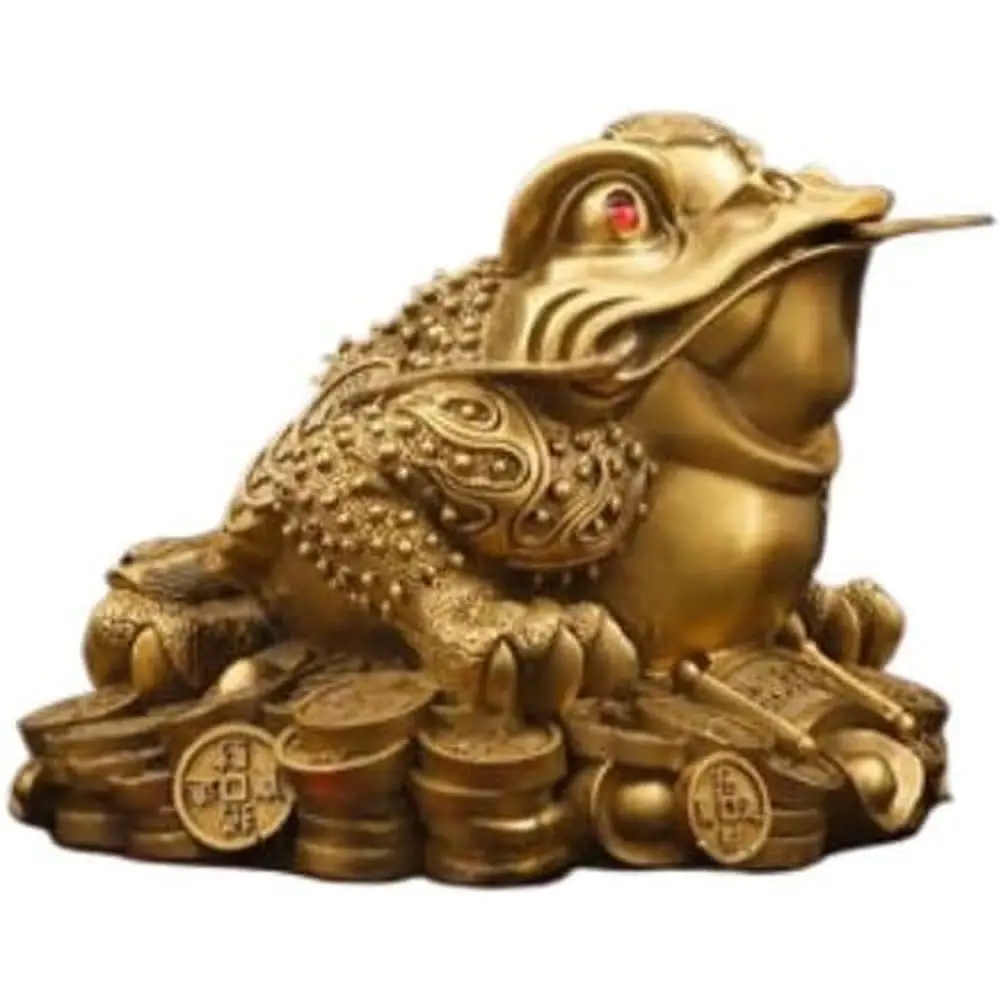 Медная статуя богатства жабы, трехногая денежная лягушка с монетой, идеально подходит для новых отверстий бизнеса и декора дома/офиса
Медная статуя богатства жабы, трехногая денежная лягушка с монетой, идеально подходит для новых отверстий бизнеса и декора дома/офиса