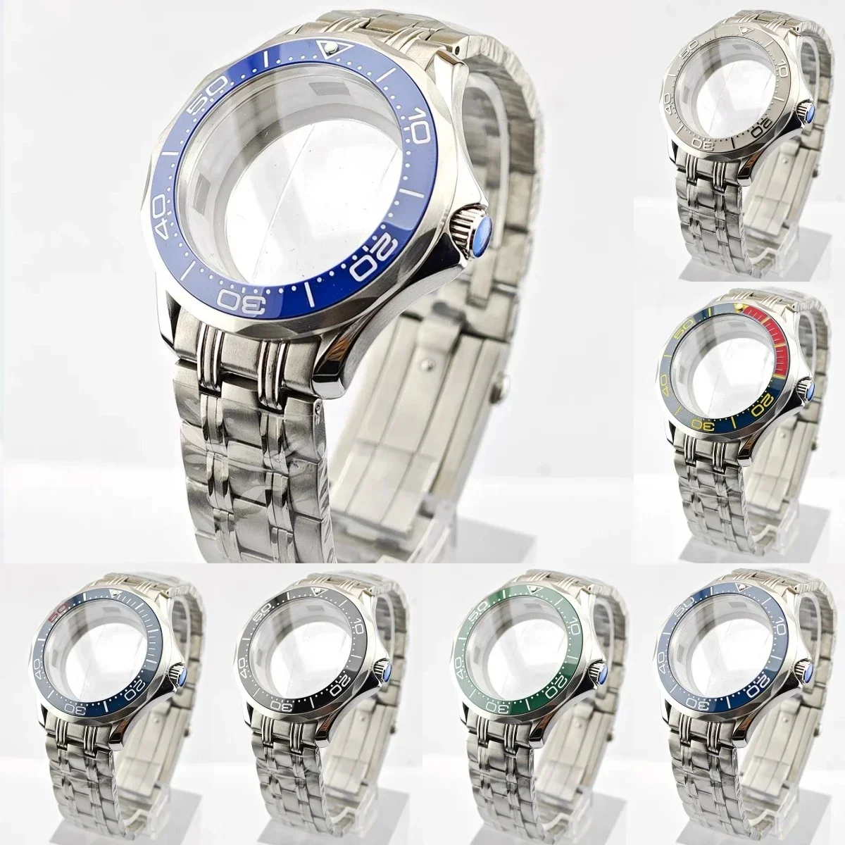 Комплект корпуса часов 41 мм для корпуса из нержавеющей стали Seamaster 300 SKX 007, комплект для переоборудования механизма NH35, мужской механический ремешок
Комплект корпуса часов 41 мм для корпуса из нержавеющей стали Seamaster 300 SKX 007, комплект для переоборудования механизма NH35, мужской механический ремешок