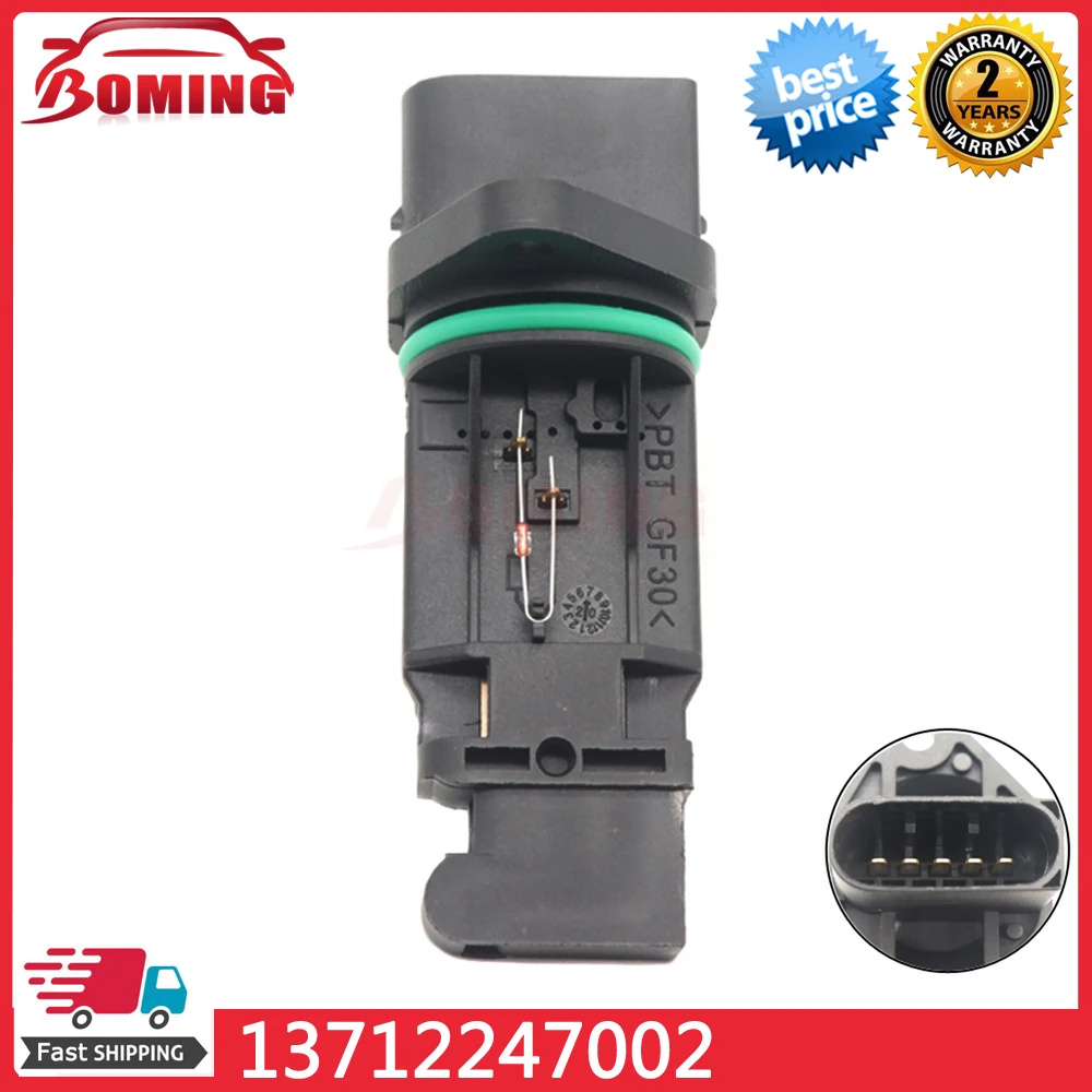 Car MAF MASS AIR FLOW METER SENSOR 13712247002 For BMW E46 E39 E38 E53 318d 320d 330d 330xd 320Cd 320td 318td 520d 525d 530d X5
Car MAF MASS AIR FLOW METER SENSOR 13712247002 For BMW E46 E39 E38 E53 318d 320d 330d 330xd 320Cd 320td 318td 520d 525d 530d X5