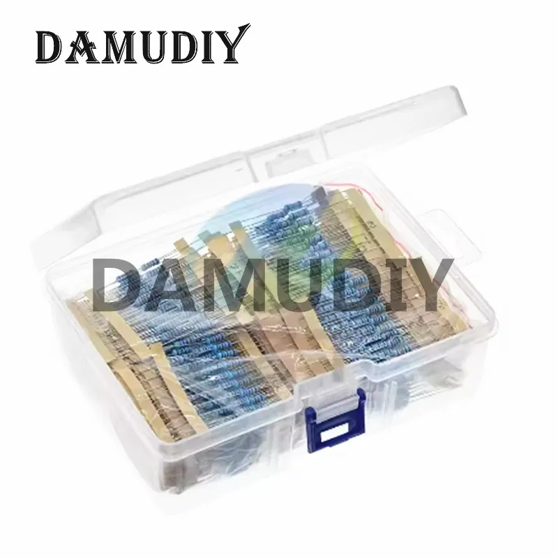 1220pcs/Lot 1W Metal Film Resistor Kit 1% 0.33 - 2.2M ohm 122 ValuesX10pcs Resistance Set Assortment Pack
1220pcs/Lot 1W Metal Film Resistor Kit 1% 0.33 - 2.2M ohm 122 ValuesX10pcs Resistance Set Assortment Pack