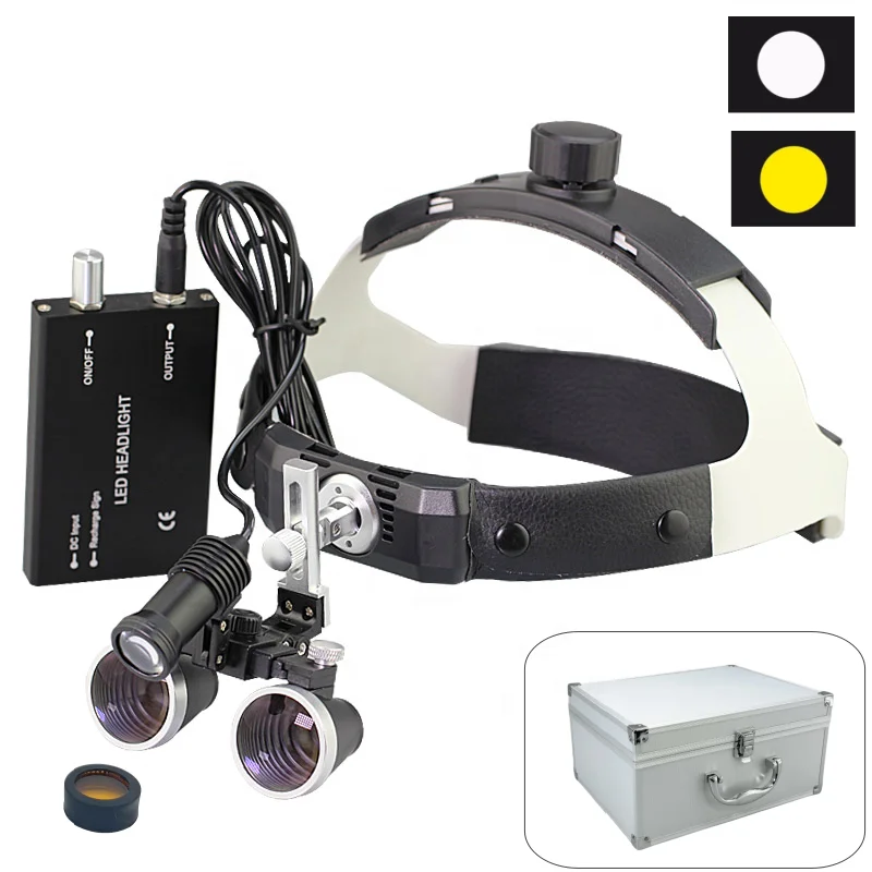 Medical D ental 2.5X 3.5X LED Head Light Lamp D ental Loupes Dentisit Surgical Headlight Lab Equipment Spotlight Dentist Tools
Medical D ental 2.5X 3.5X LED Head Light Lamp D ental Loupes Dentisit Surgical Headlight Lab Equipment Spotlight Dentist Tools