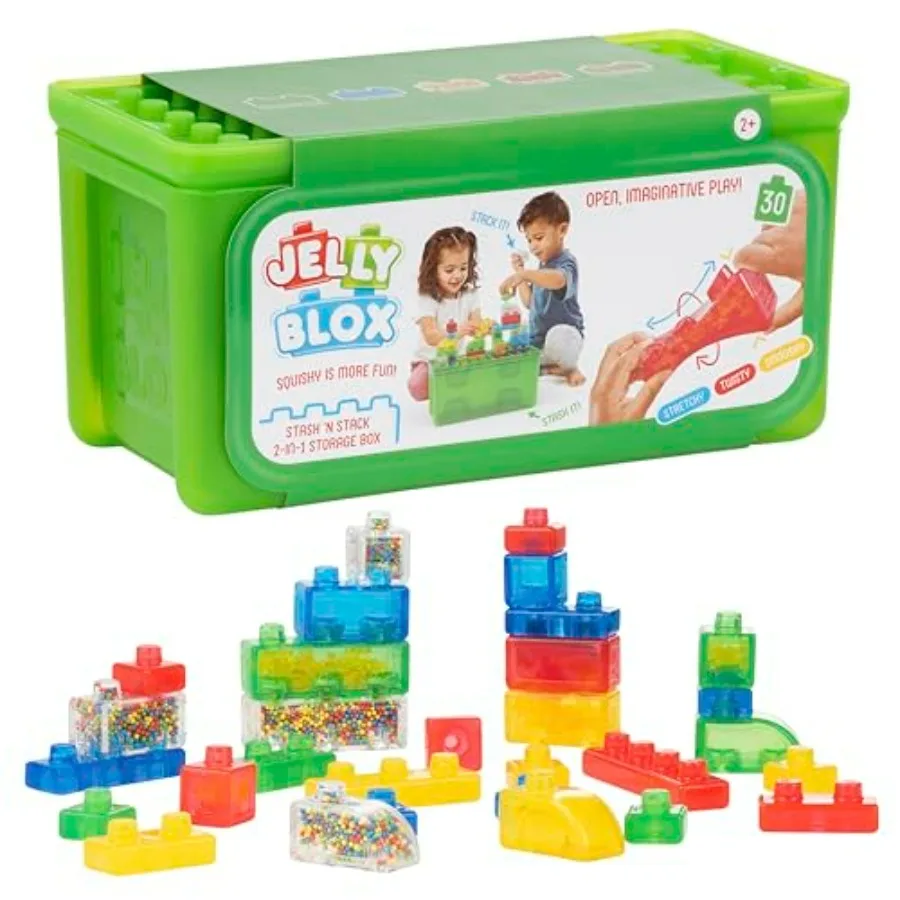 Stash 'N Stack 2-in-1 Storage Case with 30 Blocks Toddler and Preschool Building Blocks Can Squeeze and Stretch MESH ACCREDITED
Stash 'N Stack 2-in-1 Storage Case with 30 Blocks Toddler and Preschool Building Blocks Can Squeeze and Stretch MESH ACCREDITED