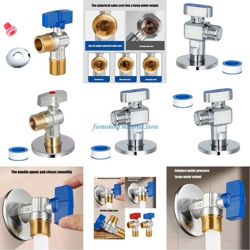 Y5GD Brass Valves Inch High Flows Corrosion Resistant Water Control Valves For Bathroom Kitchen Plumbing Fixtures
Y5GD Brass Valves Inch High Flows Corrosion Resistant Water Control Valves For Bathroom Kitchen Plumbing Fixtures