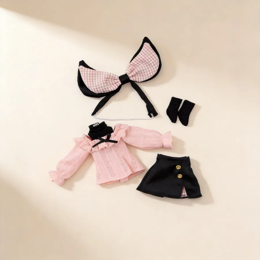 Pink Lady Doll Clothes Set for ICY DBS Blythe Doll with Bunny Ear Headband Fit OB24 Doll
Pink Lady Doll Clothes Set for ICY DBS Blythe Doll with Bunny Ear Headband Fit OB24 Doll