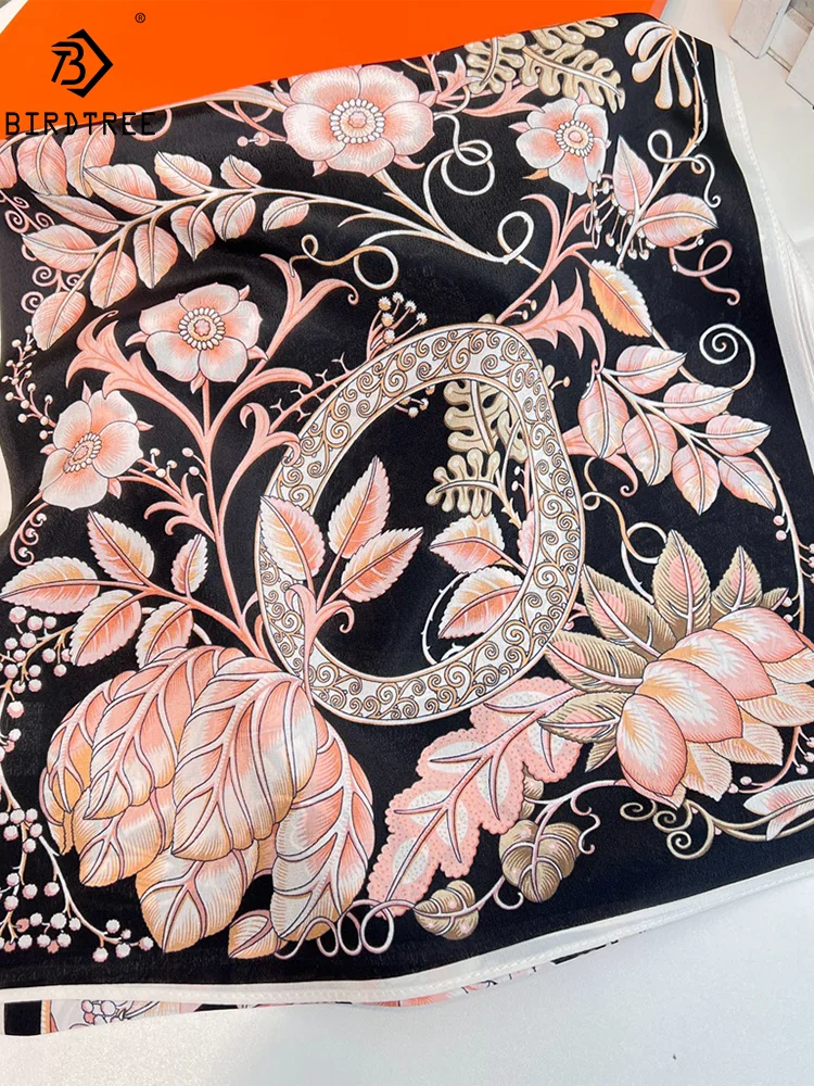 BirdTree, 100%Real Slik Elegant Scarves, 150cm Floral Printed, Mom Gift Retro Fashion Chic Scarf, 2024 Summer Autumn A465131QM
BirdTree, 100%Real Slik Elegant Scarves, 150cm Floral Printed, Mom Gift Retro Fashion Chic Scarf, 2024 Summer Autumn A465131QM