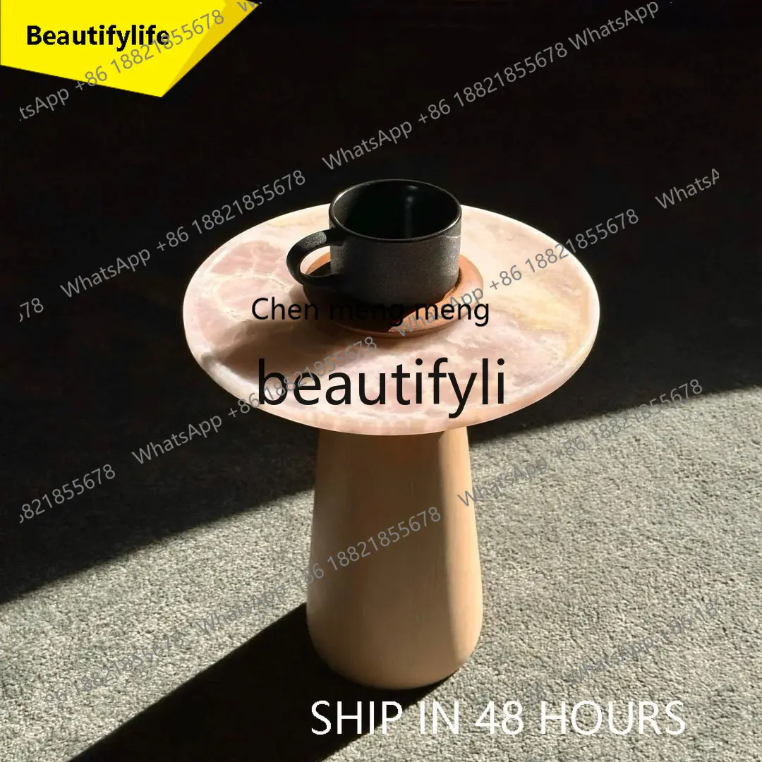 2003 French Retro Pink Crystal Luxury Stone Edge Natural Marble Coffee Table Minimalist Designer
2003 French Retro Pink Crystal Luxury Stone Edge Natural Marble Coffee Table Minimalist Designer