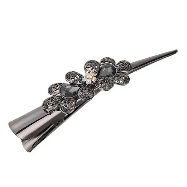 Crystal Decorated Alligator Clips Non-slip Metal Hair Accessories for Thick Short Long Hair for Party Wedding Daily
Crystal Decorated Alligator Clips Non-slip Metal Hair Accessories for Thick Short Long Hair for Party Wedding Daily