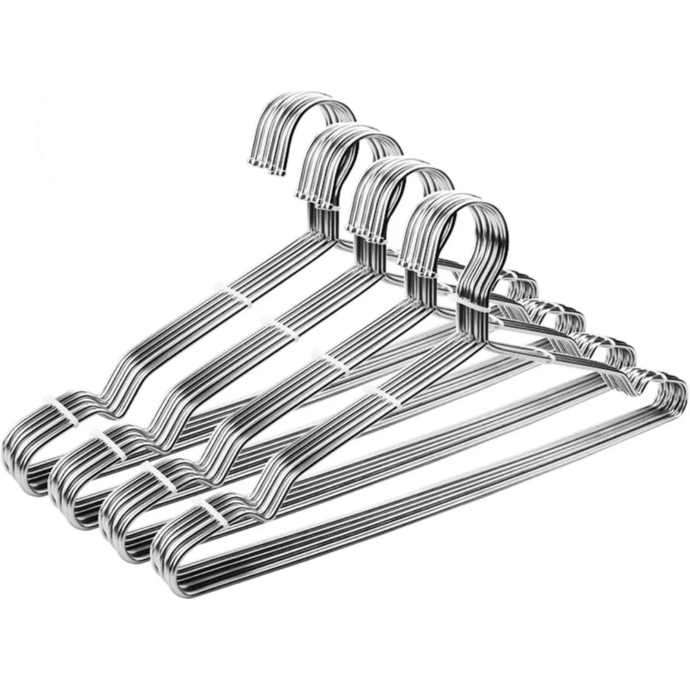 40 Pack Heavy Duty Metal Coat Hangers Non Slip Notch Ultra Thin Space Saving 16.5 Inch
40 Pack Heavy Duty Metal Coat Hangers Non Slip Notch Ultra Thin Space Saving 16.5 Inch