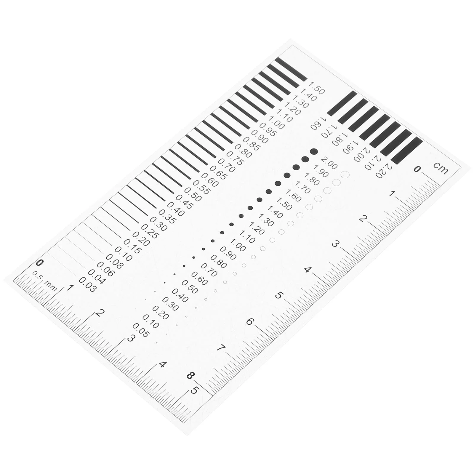 Badge Gauge Film Ruler Diameter Measurement Tool Pocket Plastic High Precision Defects Measuring
Badge Gauge Film Ruler Diameter Measurement Tool Pocket Plastic High Precision Defects Measuring