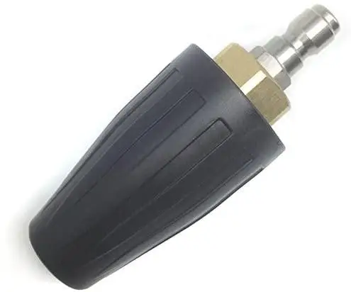 360 Rotating Turbo Nozzle 3000 PSI Sprayer With 1/4" Quick Connect High Pressure Washer Cleaner Accessories Brass Powerful Turbo
360 Rotating Turbo Nozzle 3000 PSI Sprayer With 1/4" Quick Connect High Pressure Washer Cleaner Accessories Brass Powerful Turbo