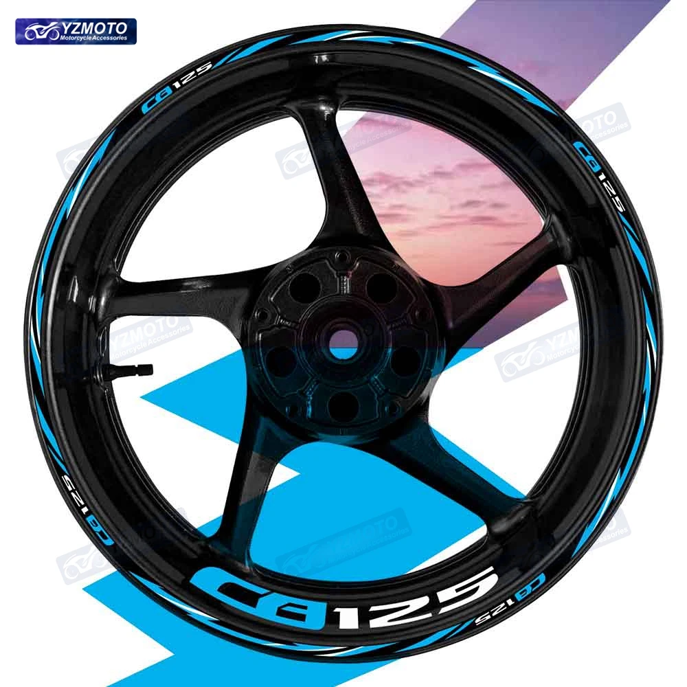 For Honda CB125 Motorcycle 17 Inch Front And Rear Wheel Stripe Sticker Wheel Decal Decorative Reflective Waterproof Rim Stickers
For Honda CB125 Motorcycle 17 Inch Front And Rear Wheel Stripe Sticker Wheel Decal Decorative Reflective Waterproof Rim Stickers