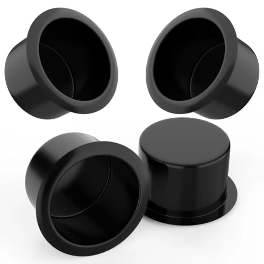 4Pcs Black Plastic Sofa Cup Holder, Recessed Cup Holder 110×64mm Outer Size,85mm Inner Dia Inserts for Sofa, Boat, RV, Golf Car
4Pcs Black Plastic Sofa Cup Holder, Recessed Cup Holder 110×64mm Outer Size,85mm Inner Dia Inserts for Sofa, Boat, RV, Golf Car