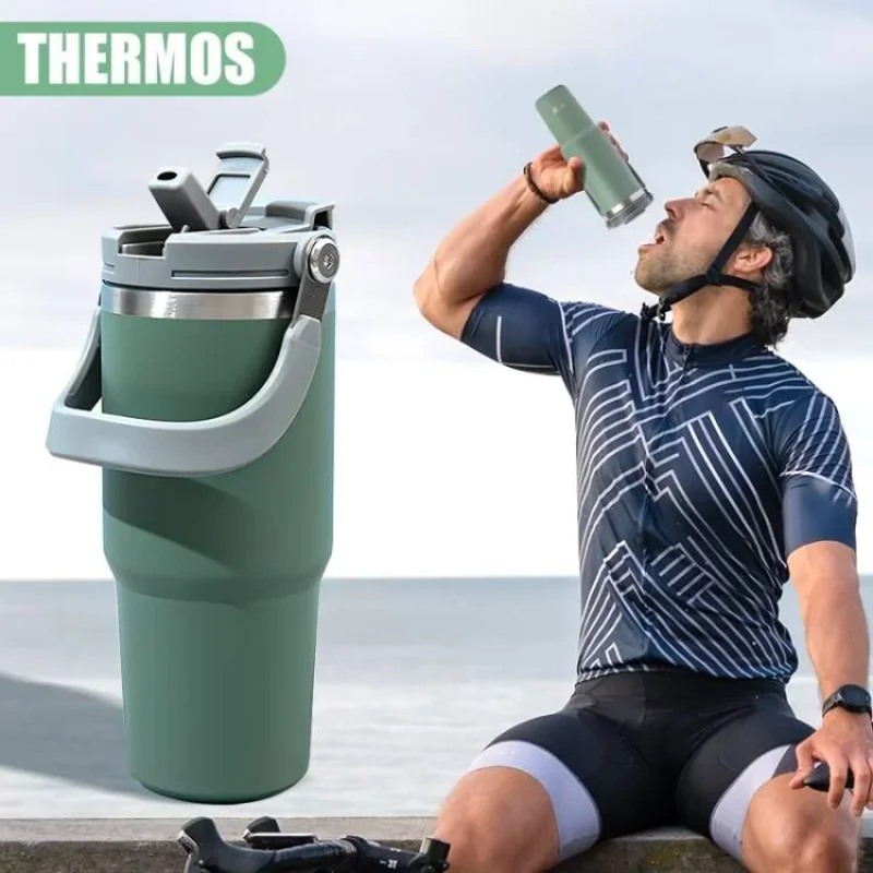 900ml/750ml/Stainless Steel Thermos Bottle Coffee Cup Portable Insulation Cold And Hot Travel Fitness Mug Leakproof Vacuum Flask
900ml/750ml/Stainless Steel Thermos Bottle Coffee Cup Portable Insulation Cold And Hot Travel Fitness Mug Leakproof Vacuum Flask