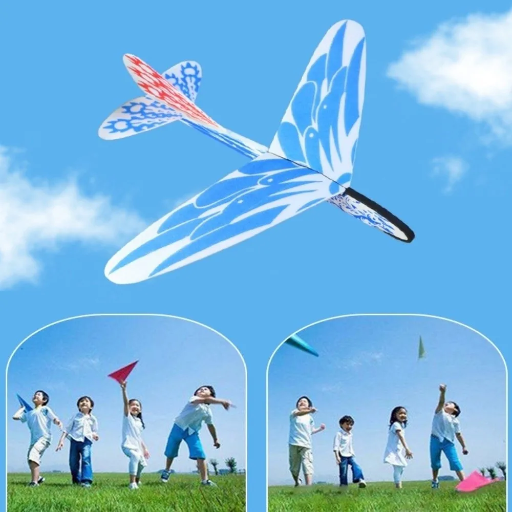 DIY Hand Throw Flying Glider Planes Adjustable Center 37*46cm Flying Plane Airplane Glider Elastic Rubber Band Powered
DIY Hand Throw Flying Glider Planes Adjustable Center 37*46cm Flying Plane Airplane Glider Elastic Rubber Band Powered